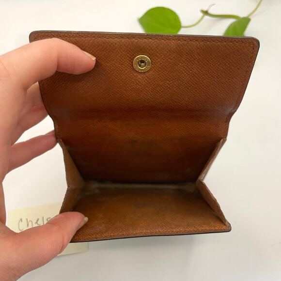 Louis Vuitton Monogram Canvas Square Elise Monogram Wallet Double Sided 0050 - Picture 16 of 16